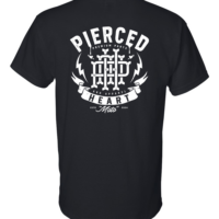 Pierced Heart Cipher T-shirt Black Back