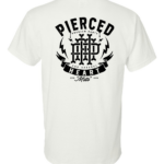 Pierced Heart Cipher T-shirt White Back