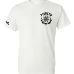 Pierced Heart Cipher T-shirt White Front