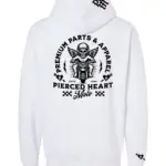 Pierced Heart Moto Cupid Flag Hoodie