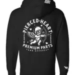 Pierced Heart Moto Cupid Hoodie