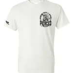 Pierced Heart Cupid Moto T-shirt White Front