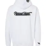 PH TEXT LOGO HOODIE WHITE BACK