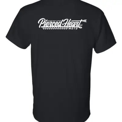 PH TEXT LOGO TSHIRT BLACK BACK